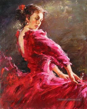 Une jolie femme AA 01 Impressionist Peinture à l'huile